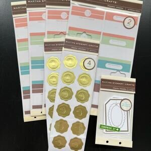 Martha‎ Stewart Crafts Label and Seal Set